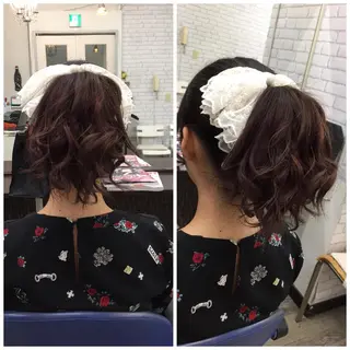 セミロング ロング ヘアアレンジ 大賀 海夕の眉毛・アイブロウイメージ