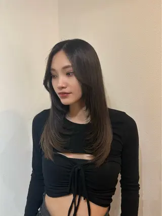 セミロング Takane .のヘアスタイル