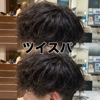 メンズ キッズ メンズパーマ特化 福岡正真のヘアスタイル