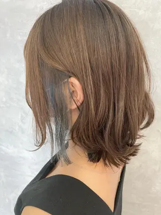 ミディアム カラー 五月女 隼人のヘアスタイル