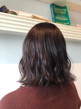 ミディアム カラー 💐パーソナルカラー /市橋加菜💐のヘアスタイル