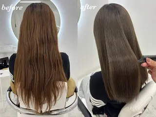 ロング カラー 【aini天王寺】 𝐚𝐢𝐫𝐢✂︎のヘアスタイル