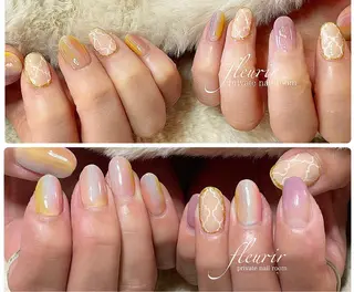 ネイル フルリール 【プライベートサロンのネイルデザイン