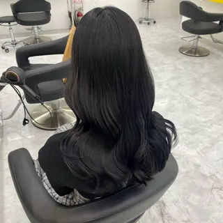 ロング カラー パーマ ヘアアレンジ メンズ キッズ 💖横浜ブリーチなし 💖MIHOのヘアスタイル