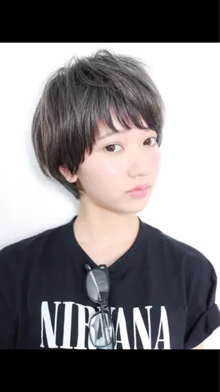 ショート ブリーチ/髪質改善 NYNY大久保のヘアスタイル