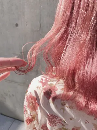 ロング カラー 透明感🫧暖色カラー miuのヘアスタイル