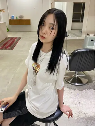 ロング 松林 芽依のヘアスタイル