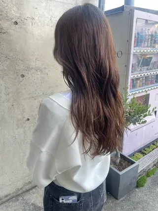 ロング カラー 日高 香織のヘアスタイル