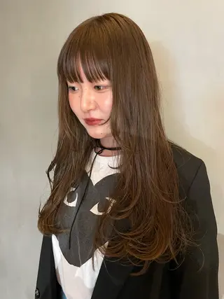ロング 🎀西川芽依/ 暖色カラー🎀のヘアスタイル