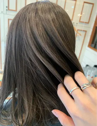 ミディアム カラー ‪🌿パーマ大好評 メンズ特化🌿ワタルのヘアスタイル