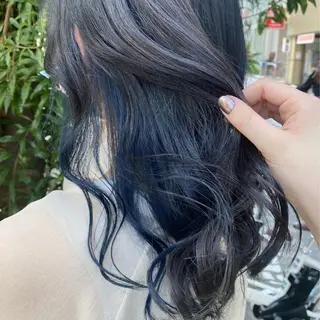 ロング カラー マンツーマン女性 美容師 奏のヘアスタイル