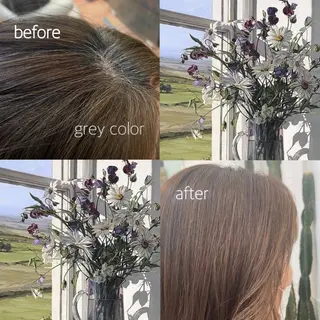 セミロング カラー ヘアアレンジ 🦄アイリスト💐 小澤 愛蘭の眉毛・アイブロウイメージ