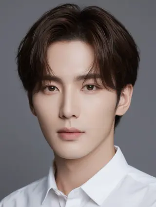 メンズ 新宿/韓国レイヤー/ 顔まわり/メンズヘアのヘアスタイル