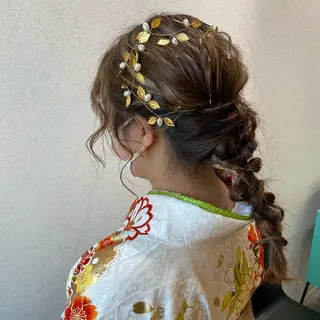 ヘアアレンジ 🌼透け感カラー 🌼Rinaのヘアスタイル