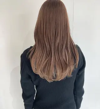 ロング カラー お洒落ベージュ🤎 代官山shibukiのヘアスタイル