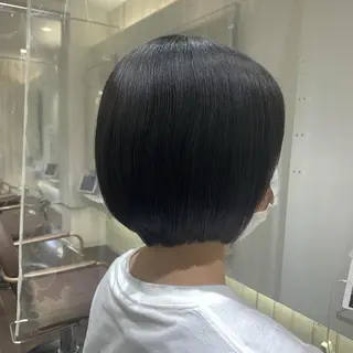 ショート デジタルパーマ🫧 韓国風ヘア🫧サクラのヘアスタイル