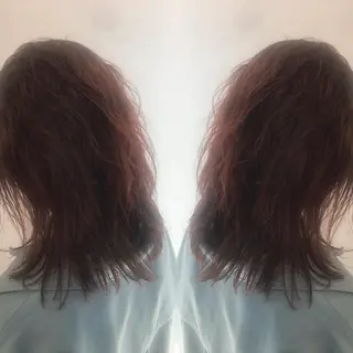 ミディアム カラー 柴田 祐輔のヘアスタイル