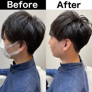 パーマ メンズ Soleria 田中慎一のヘアスタイル