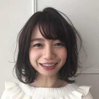 ミディアム 黒神 浩之のヘアスタイル