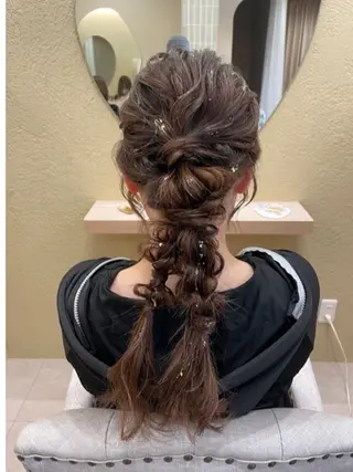 セミロング ヘアアレンジ Ranri(ランリ) 名駅/名古屋のヘアスタイル