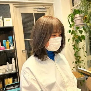 カラー じゅわっと暖色カラー 🍊Moemiのヘアスタイル