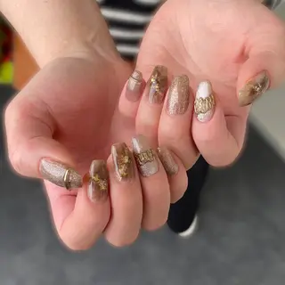 ネイル &.nail/ ニュアンス/持込み可のネイルデザイン