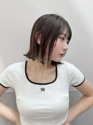 ショート カラー 渋谷/ボブ×髪質改善 輝来のヘアスタイル