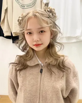 ロング ヘアアレンジ 卒業式ヘアセット🎀 ヘアアレンジのヘアスタイル