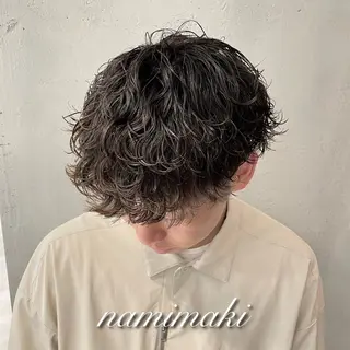 パーマ メンズ 横浜メンズパーマ🔥 大野賢人のヘアスタイル