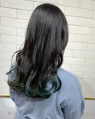ロング カラー ヘアアレンジ 🦋レイヤーカット ミドリカワ🦋のヘアスタイル