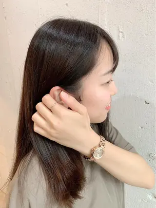 ミディアム カラー 💛丁寧さNo.🥇 🧸片山智裕💛のヘアスタイル