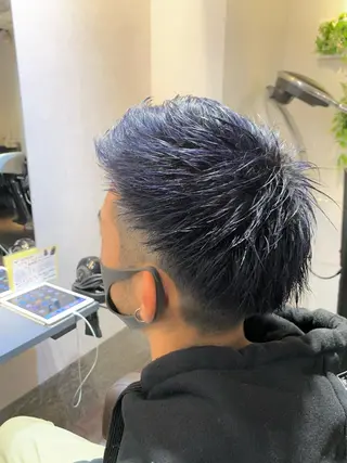 カラー メンズ 💎赤み消しカラー 特化型デザイナー💎のヘアスタイル