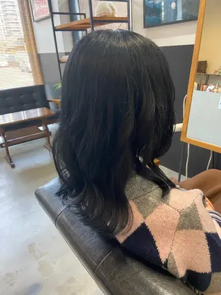 ミディアム 💫縮毛矯正/ カット💫徳永あい子のヘアスタイル