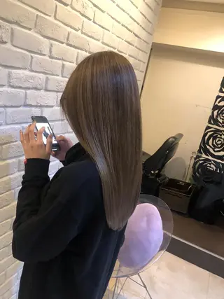 セミロング ⚪️髪質改善 縮毛 店長 コウ⚪️のヘアスタイル