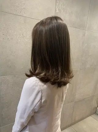 ミディアム 増田 晃士のヘアスタイル
