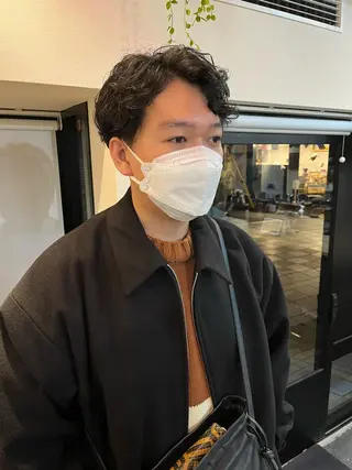 ショート パーマ メンズ イマイ リサのヘアスタイル