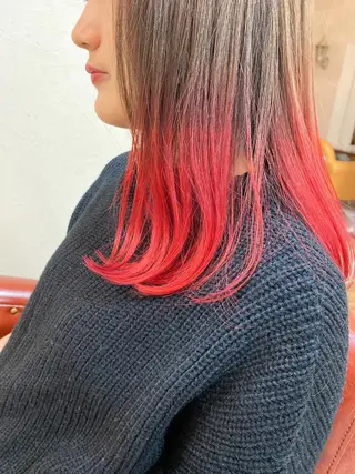 カラー 長岡 俊樹のヘアスタイル