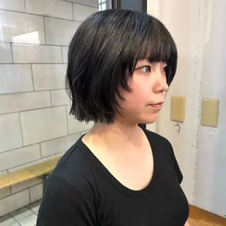 ショート ショート/ウルフ ハイトーン/カイセイのヘアスタイル