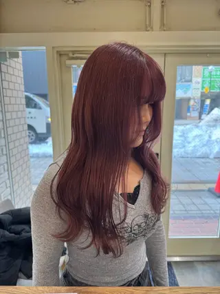 ロング カラー 阿部  ことみ /パーマモデルのヘアスタイル