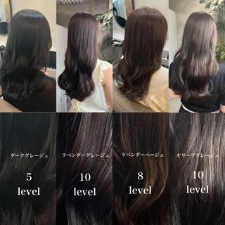 ロング カラー RIYA❤︎ Aujuaソムリエのヘアスタイル