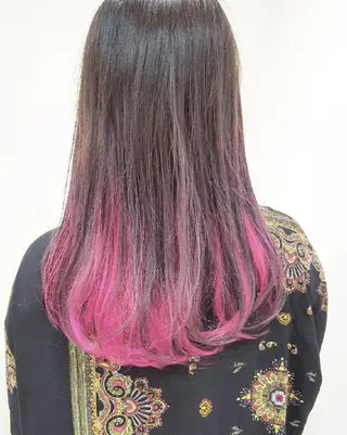 ロング カラー しらはま ようこのヘアスタイル