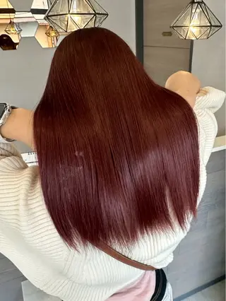 ロング 市川 陽菜のヘアスタイル