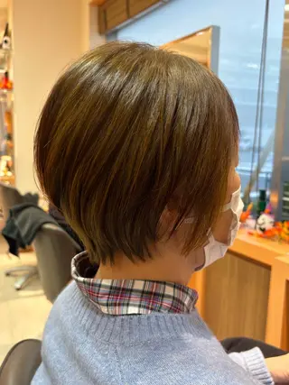 ショート カラー 竹葉 如起のヘアスタイル