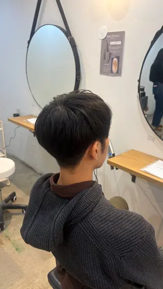 ショート メンズ 聖菜/ hina /レイヤー/艶カラーのヘアスタイル