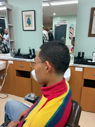 ショート メンズ barberspoint所属・💈フェードカット なす💈のヘアスタイル