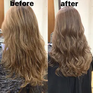 ロング カラー 韓国レイヤーカット★ 小林大樹のヘアスタイル