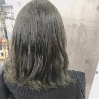 ミディアム カラー 髪質改善💓艶髪💓 暖色💗加藤あゆみのヘアスタイル