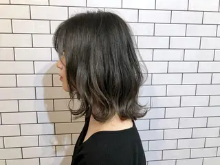 ミディアム カラー THREE 関根大のヘアスタイル