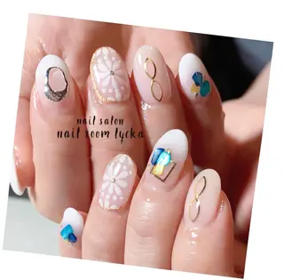 ネイル ﾈｲﾙﾙｰﾑﾘｯｶ 𝐦𝐚𝐲𝐮のネイルデザイン