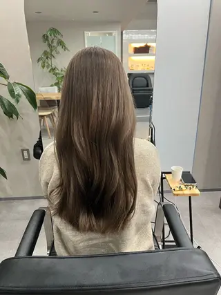 ロング 艶ボブ🤎ボブパーマ 透明感カラー\メンズのヘアスタイル
